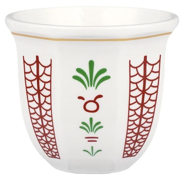 Чашка кофейная P.L. Barbossa Barista S0803 Grid 200 мл d=8,5 см h=7,8 см (керамика)