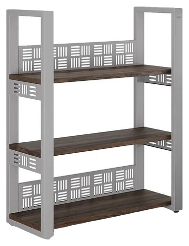 Стеллаж открытый КОБОР SО3-60/36 aluminum/charlston