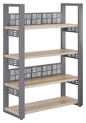 Стеллаж открытый КОБОР SO4-100/36 graphite/natural