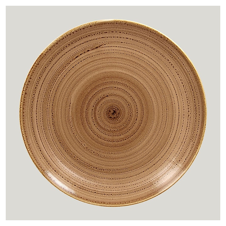 Тарелка круглая плоская RAK Porcelain Twirl Shell TWNNPR27SH