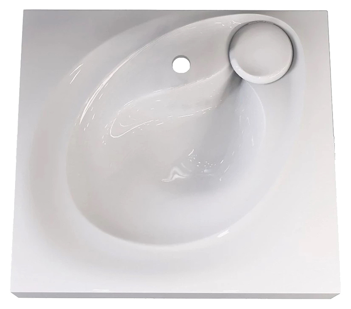 Раковина Andrea Perla 60х55 см, белая