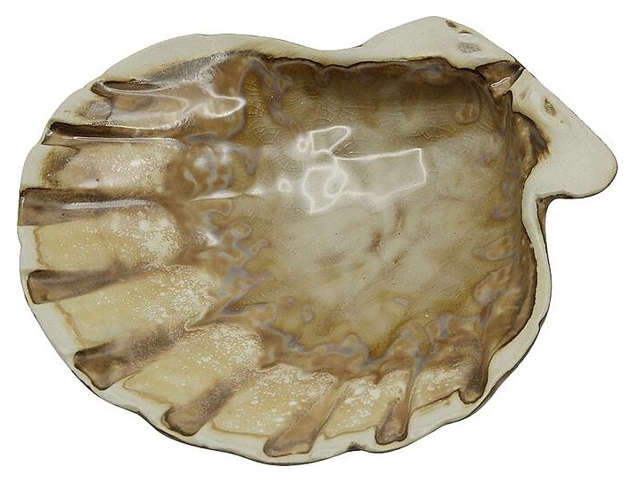 Блюдо сервировочное P.L. Proff Cuisine Pearl Shell Frutti di Mare QB23085003 125 мл 15х15 см h=5,5 см (керамика)