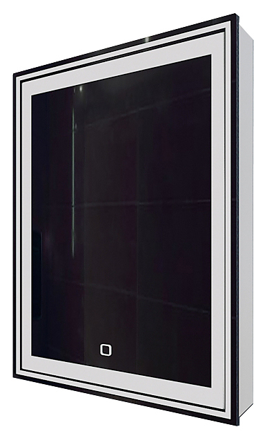 Шкаф зеркальный Mixline Мелис 60х80 см с подсветкой и сенсорным выключателем, правый