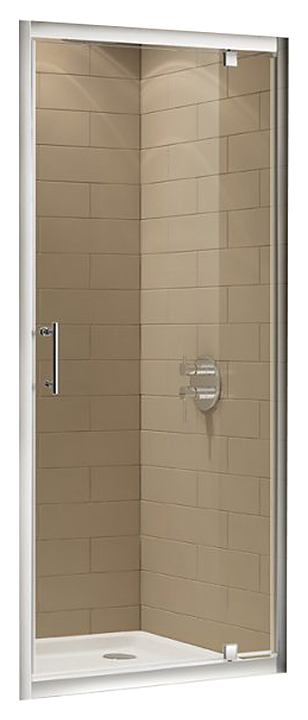 Дверь душевая CEZARES ECO-O-BA-1-90-C-Cr 90х190 см, в нишу, распашная