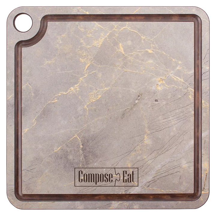 Доска сервировочная ComposeEat PGM1743118OA6 18х18 см, мрамор итальянский серый