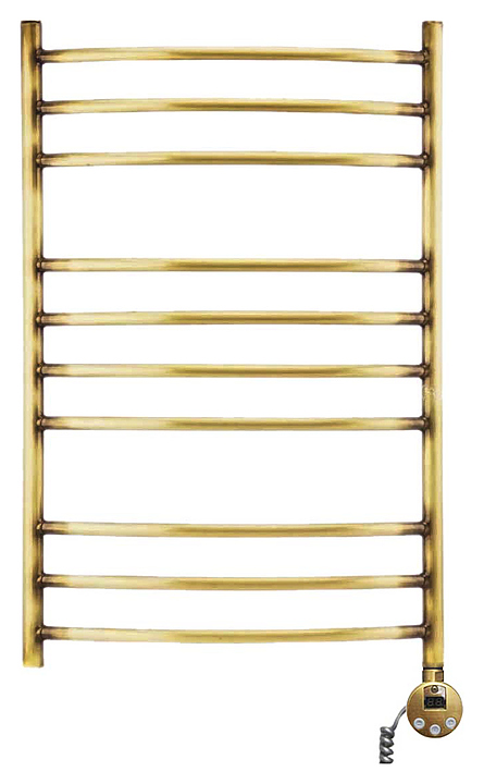 Полотенцесушитель электрический Domoterm Калипсо П10 50x80 см АБР ER, правый, античная бронза