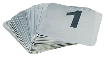 Набор номеров для стола MACO SN125