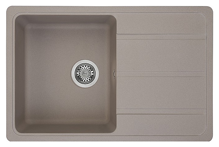 Кухонная мойка AQUATON Аманда 1A712832AD250 серый шёлк