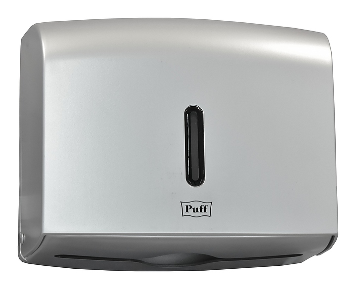 Диспенсер для бумажных полотенец Puff 5120S хром матовый, с ключом