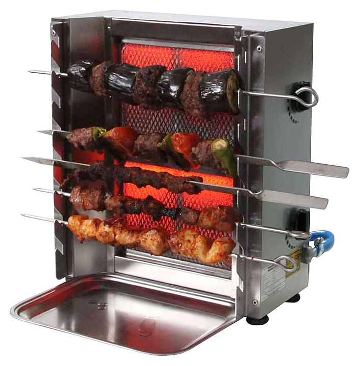 Мангал вертикальный газовый OZTI OGSM2