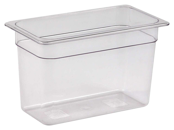 Гастроемкость Luxstahl JW-P138 GN 1/3-200 (327х176х200) поликарбонат