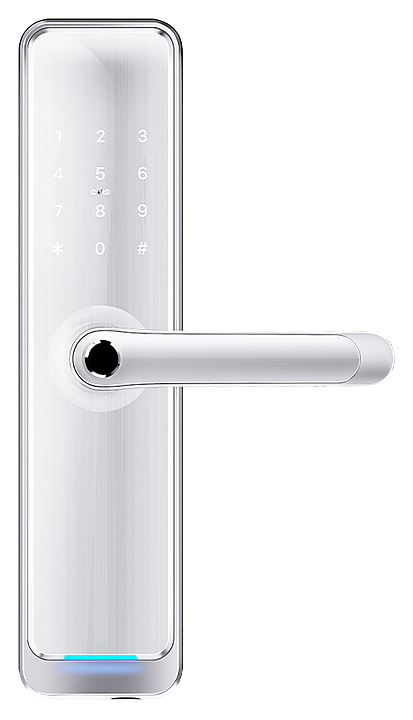 Замок электронный OZLOCKS HL-F44/SM/MF Mifare Smart серебро, отпечаток