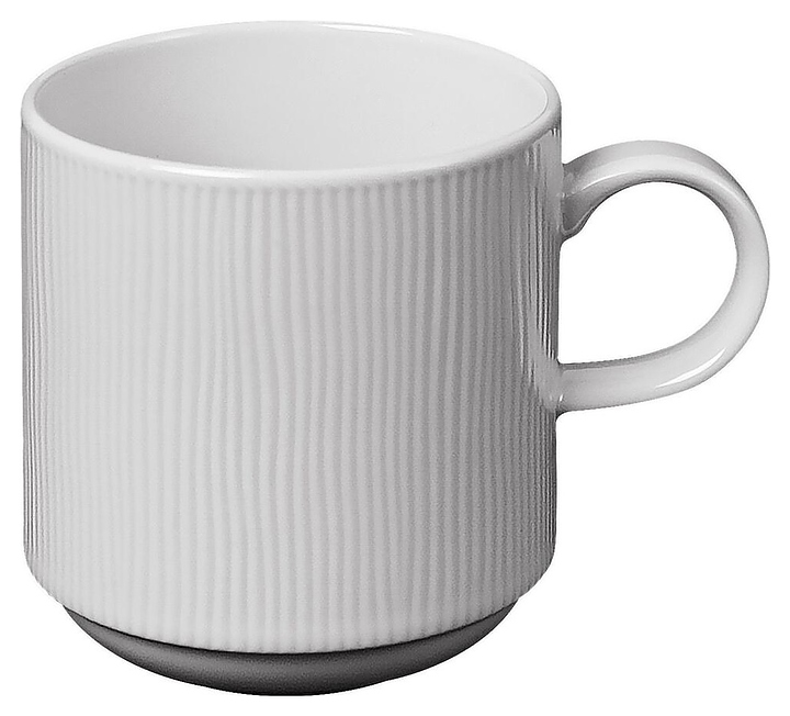Кружка Noble Neo Silk 306615А 370 мл d=8,5 см h=9,1 см (фарфор) белая