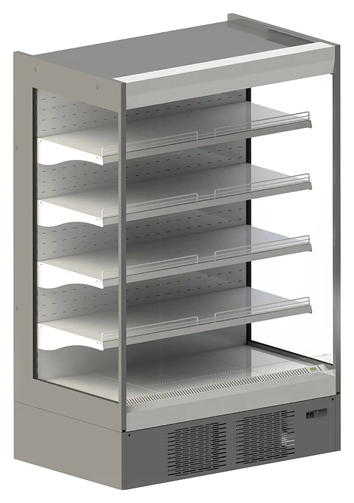 Горка холодильная Levin BRINA 190 (1875х835х2050 мм) без боковин