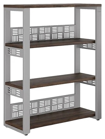 Стеллаж открытый КОБОР ST3-140/36 aluminum/charlston