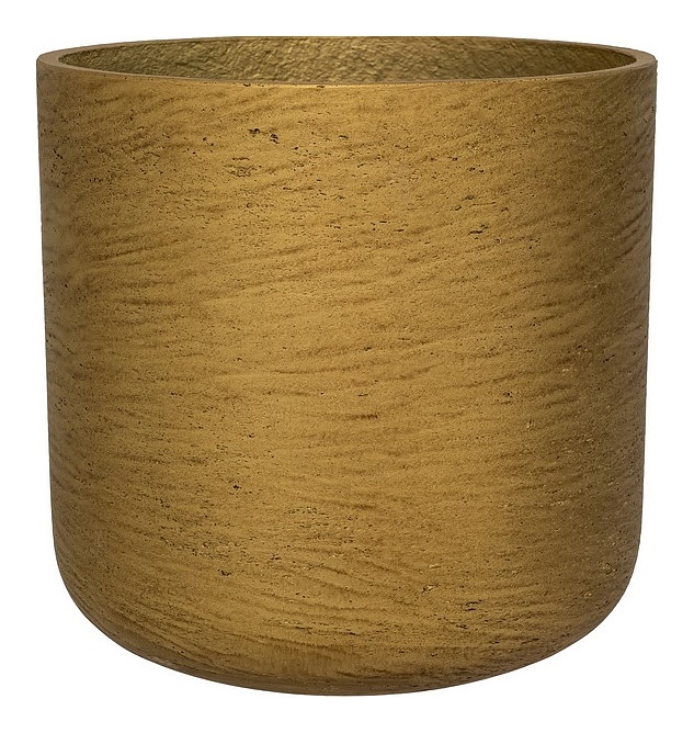 Кашпо Pottery Pots Charlie (15х14,5 см) золотой металлик