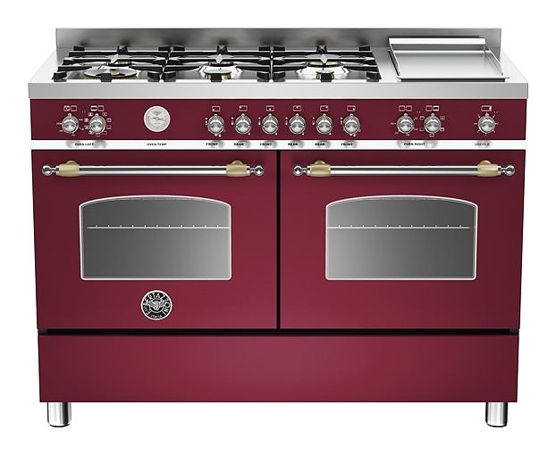 Варочный центр Bertazzoni HER1206GMFEDVIT бордо матовый