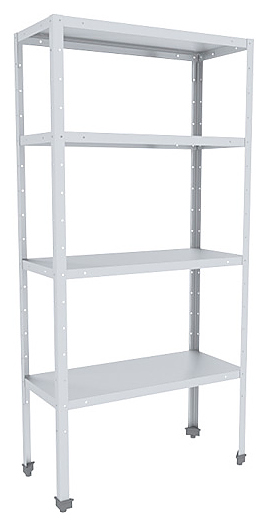 Стеллаж кухонный ПищТех Эконом СКК-10/6 ЭНК-С