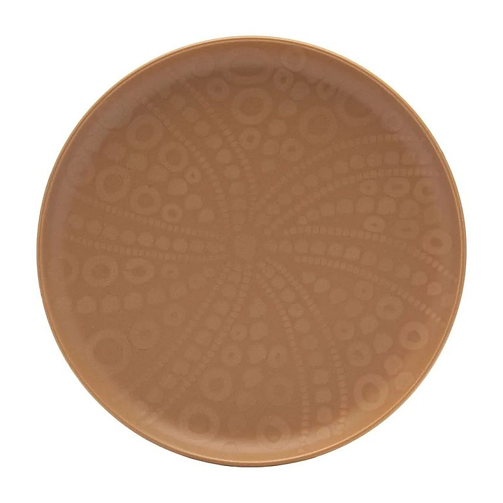 Тарелка мелкая Oxford FLAT ESTRELA DO MAR 151580 d 26 см светло-коричневый
