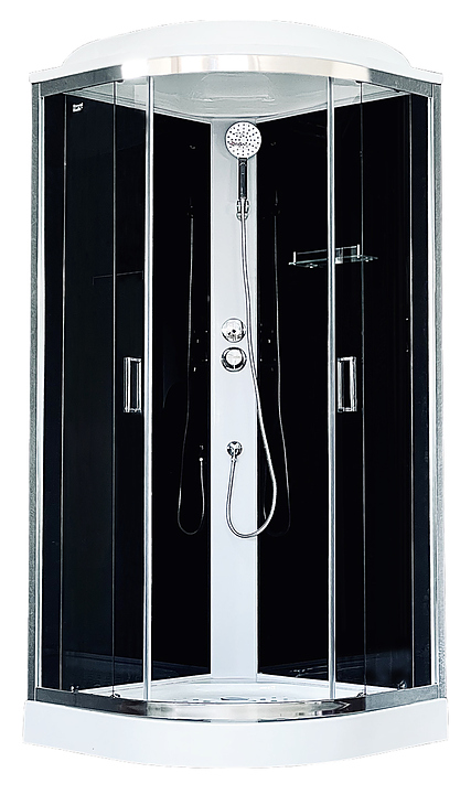 Душевая кабина Royal Bath RB90HK5-BT-CH 90х90 см