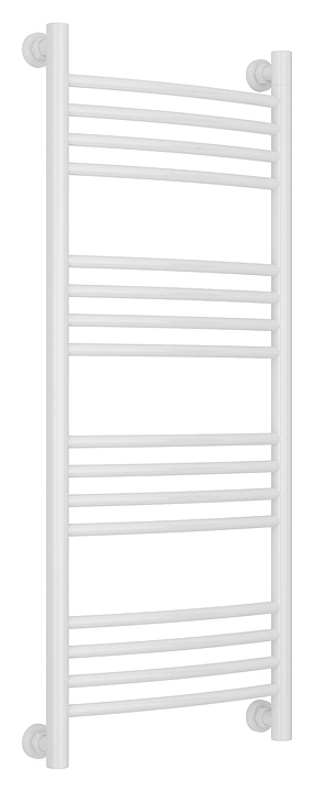 Полотенцесушитель водяной Сунержа Богема+ 100x40 см с выгнутой перемычкой, белый