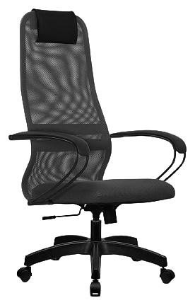 Кресло Метта SU-BP-8 темно-серое без основания