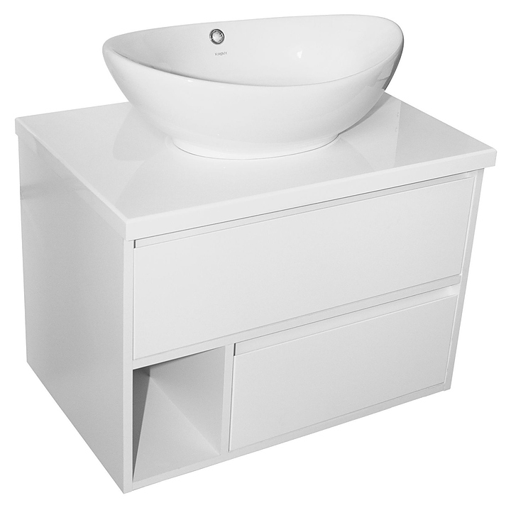 Тумба под раковину Mixline Аврора-70 белая