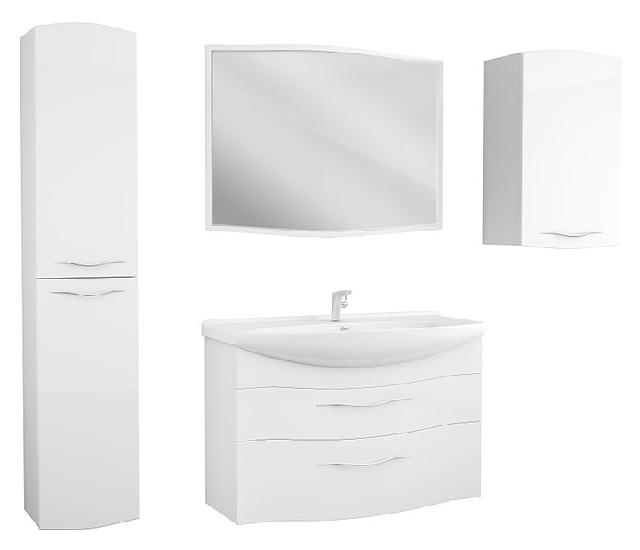 Гарнитур подвесной OWL Vessla Stor 105, 6 предметов, белый лак