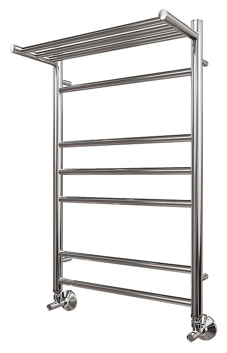 Полотенцесушитель водяной Point Аврора PN10158P П6 500x800 с полкой, хром