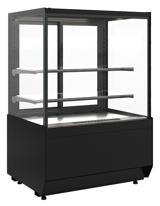 Витрина кондитерская Carboma KC70 SV 0,9-1 Standard (версия 2.0) (9005-0430, черная)