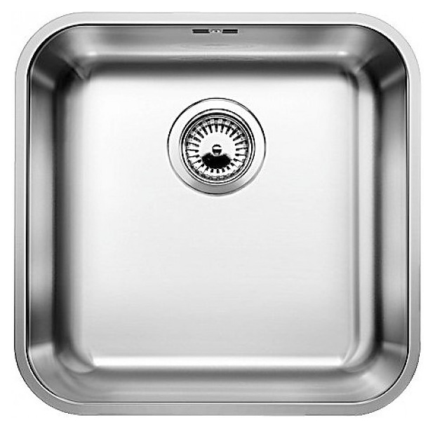 Кухонная мойка Blanco Supra 400-U + корзинчатый вентиль