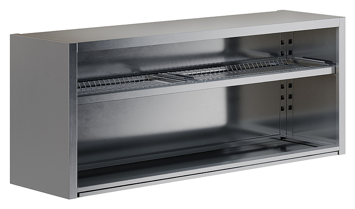 Полка настенная для стаканов Restoinox ПНО-С-12/4