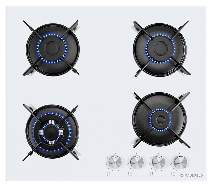 Варочная панель газовая Maunfeld EGHG.64.13STS-EW белая