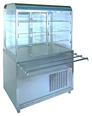 Прилавок-витрина охлаждаемая Техно-ТТ ЛИРА МВО-2Г1С (К)