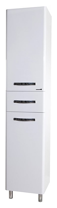 Шкаф-пенал Bellezza Анкона 40 L с бельевой корзиной, левый