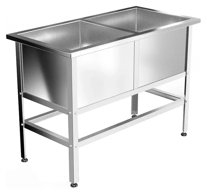 Ванна моечная GPSteel ВМ-2 1440/730/850 Стандарт