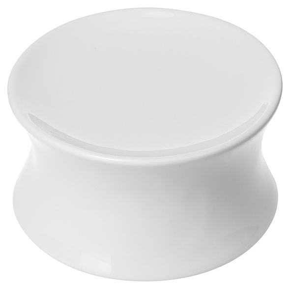 Подставка банкетная Chan Wave 6'' Ø 152 мм (фарфор) белая