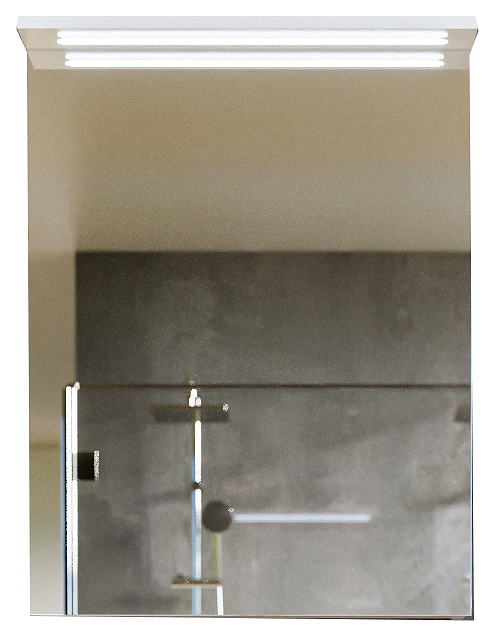 Шкаф зеркальный БРИКЛАЕР Кристалл 56 56х70 см белый