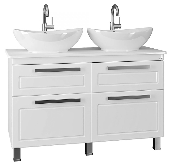 Тумба под раковину СаНта Нептун 120 напольная, со столешницей