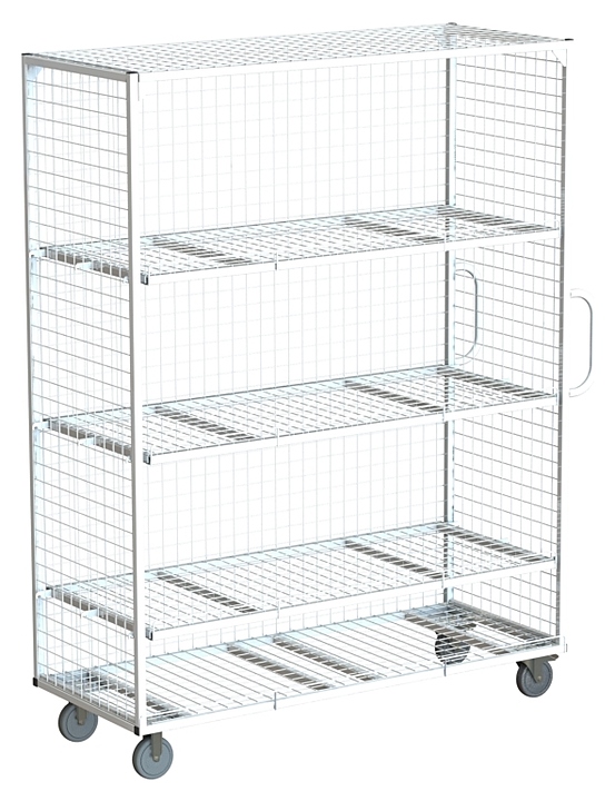 Тележка производственная MetallCart JJ01 сетчатая