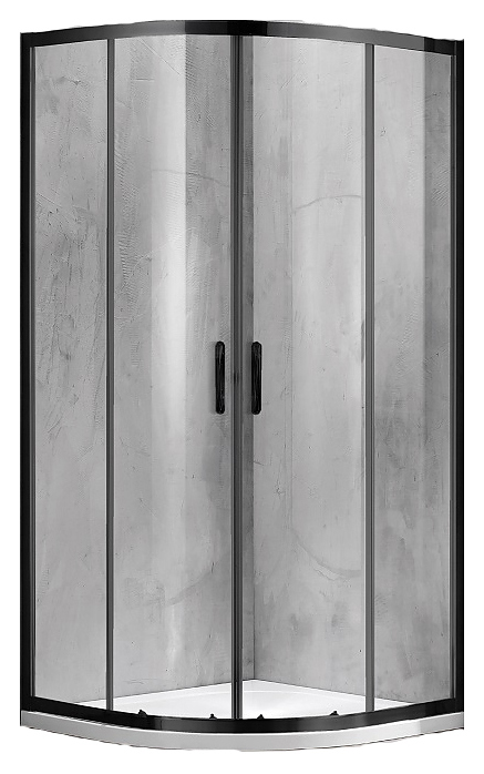 Душевой уголок Azario MILTON AZND2142900Black 90х90х200 см
