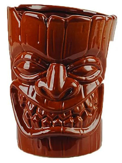 Бокал стакан для коктейля P.L. Barbossa Bad Guys Bar Тики 640 мл коричневый