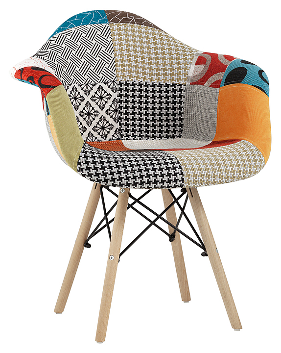 Кресло Stool Group DSW пэчворк