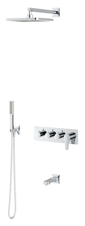 Душевая система встраиваемая Teska Euro X EX3660 хром