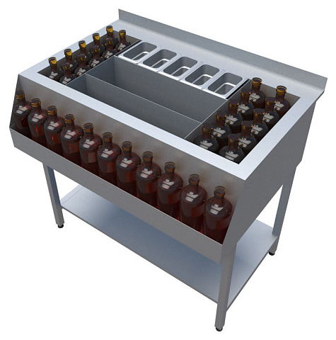 Станция коктейльная BARMADE Классика (1000х700х900 мм)