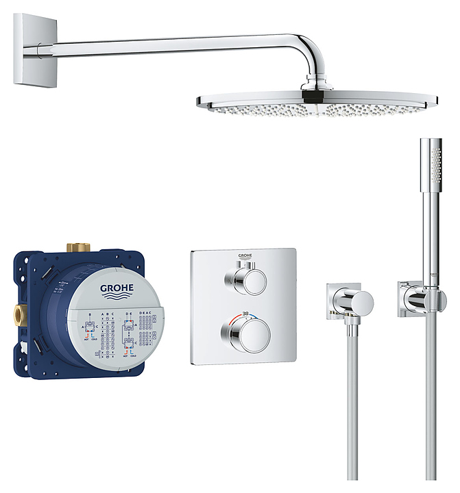 Комплект душевой Grohe GROHTHERM С RAINSHOWER COSMOPOLITAN 310