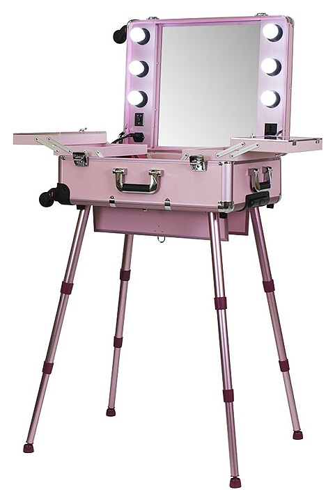 Студия визажиста мобильная Мэдисон&Co VZ-210 розовая