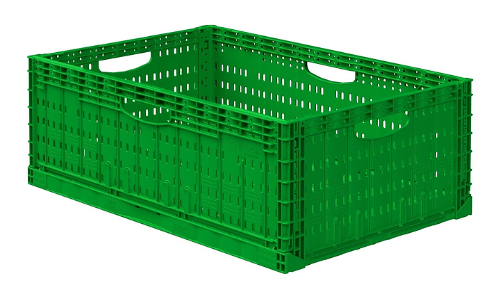 Ящик для овощей и фруктов iPlast FC-6422 600х400х220 мм салатовый
