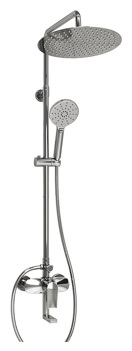 Душевая система со смесителем Wasserkraft A166.116.127.010.CH хром