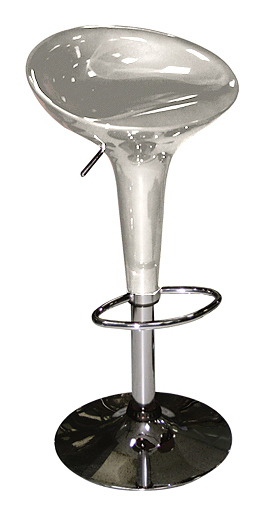 Стул барный Anji LS-101 серебряный